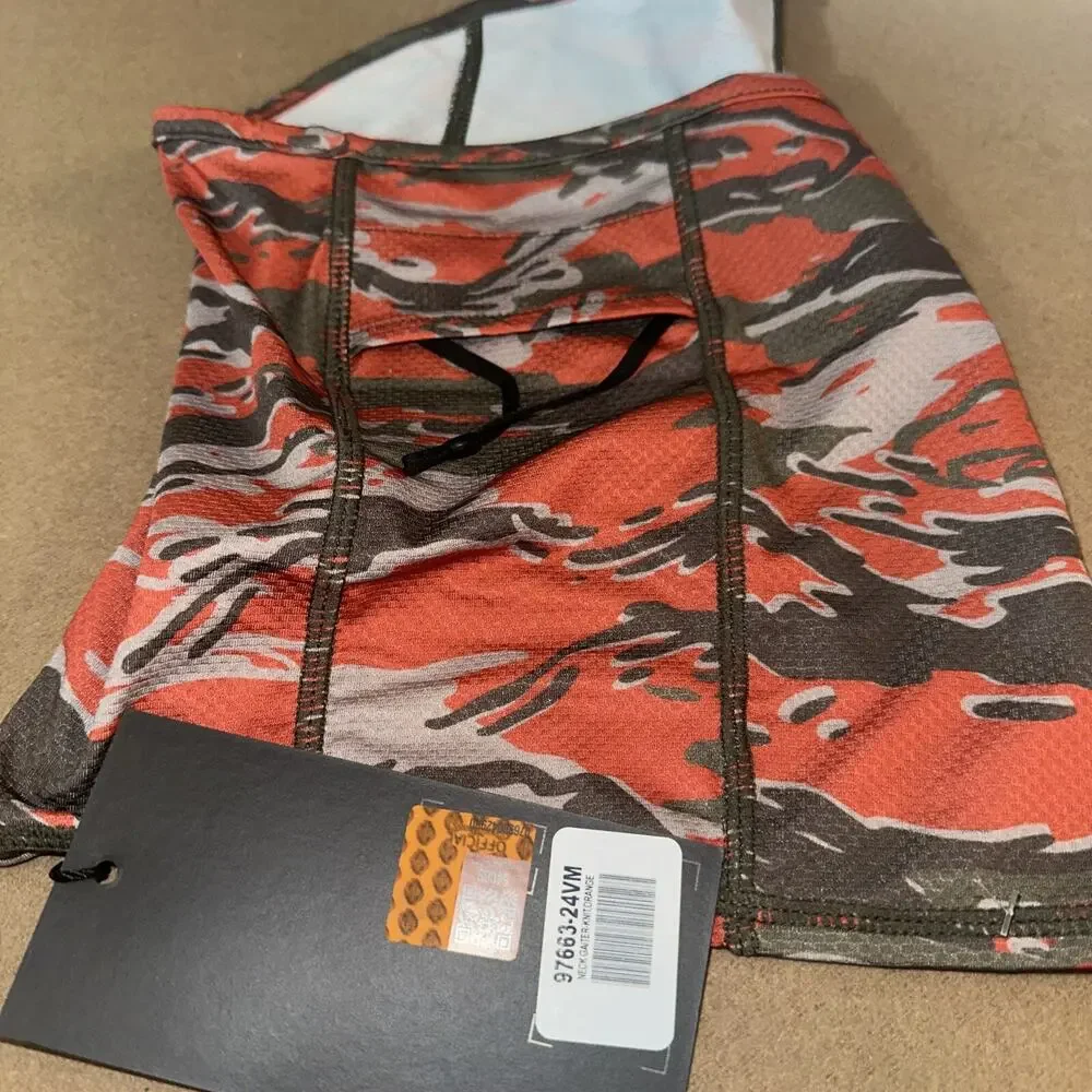 Harley Davidson One Size Knit Orange Neck Gaiter 97663-24VM NWT